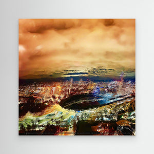 A Night Flight Over the City