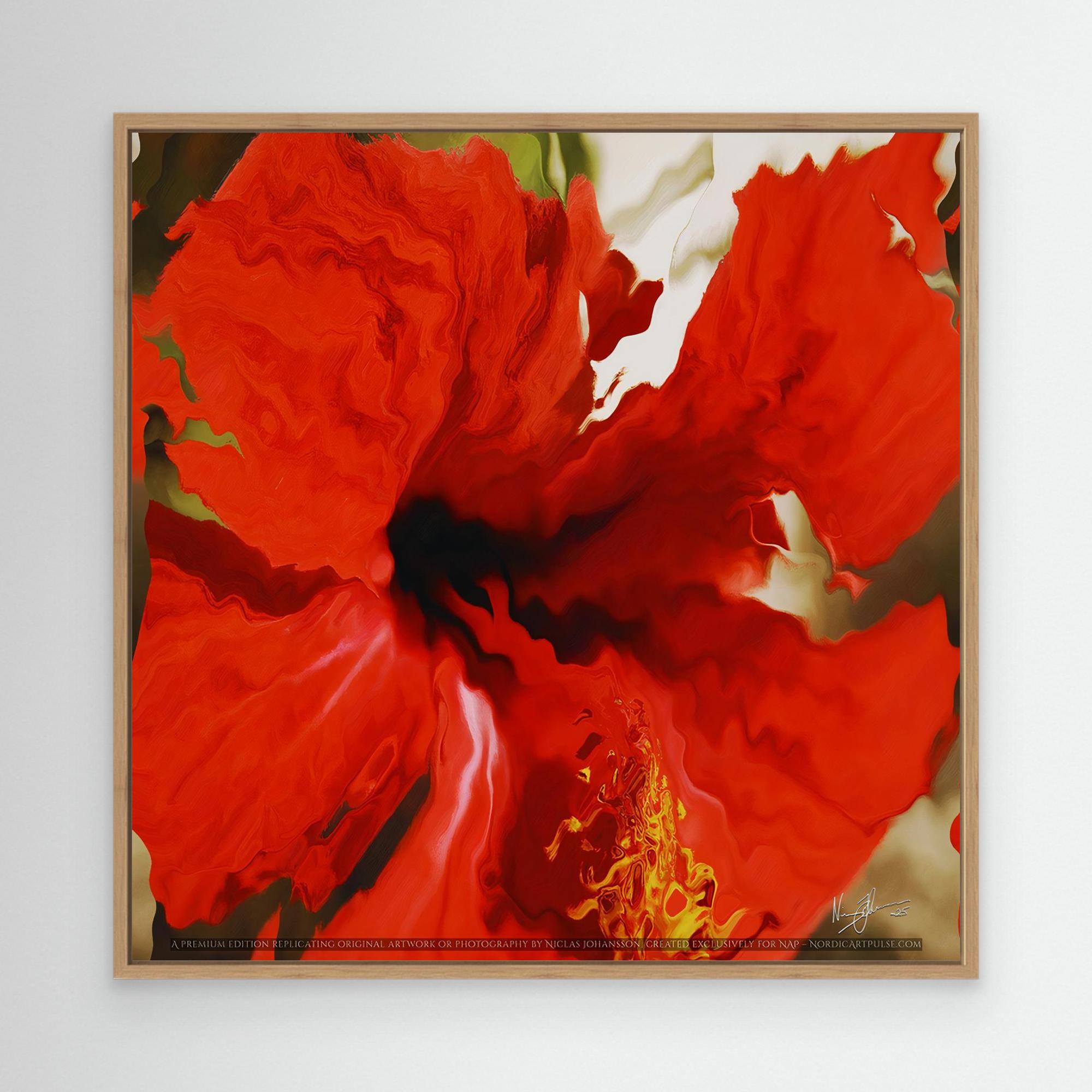 Hibiscus Bloom in Abstract